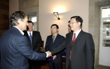 Visita del Sr. Vicepresidente de la Cámara de Representantes de Yu Huan a Caldas de Reyes.